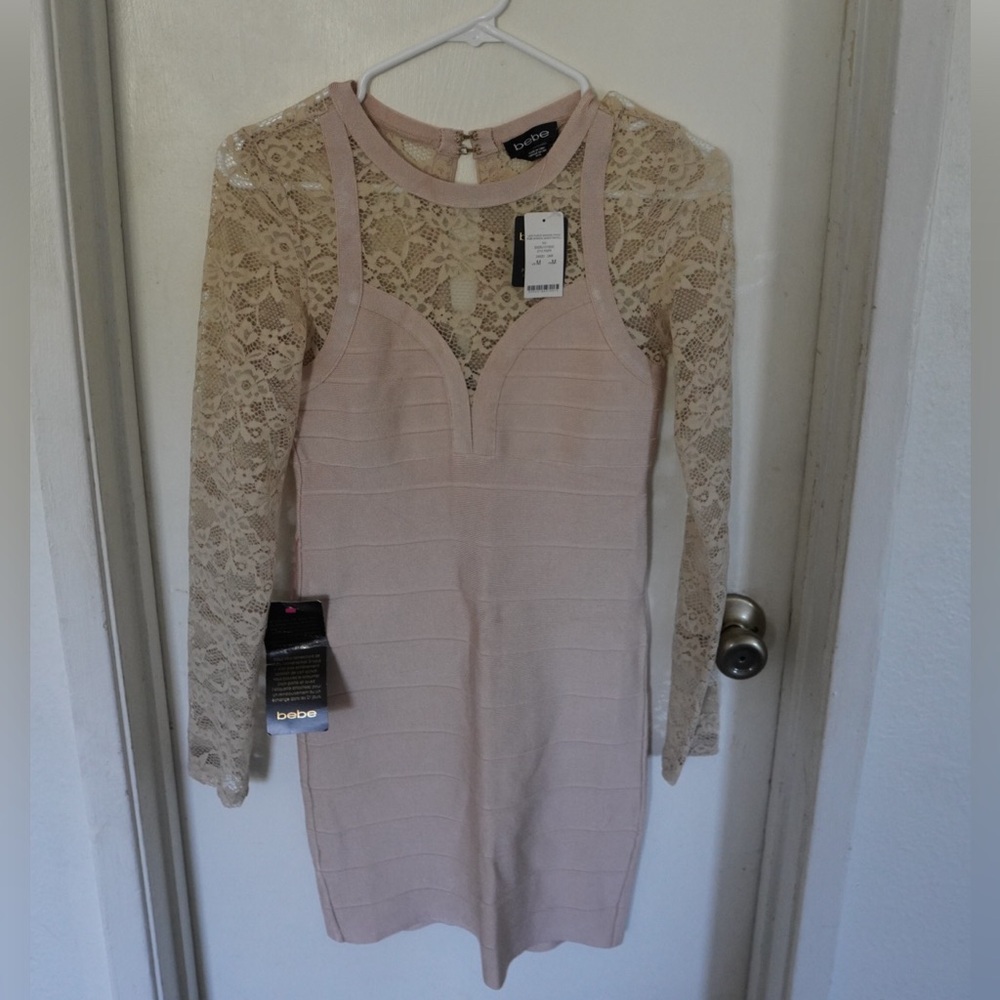 BEBE Tan Dress
